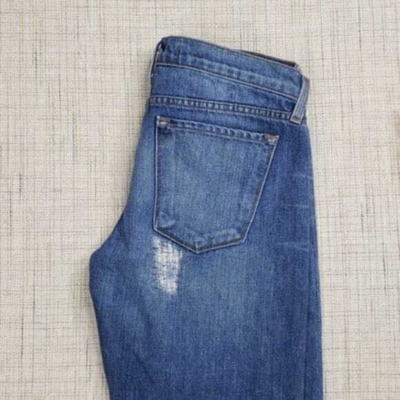 J Brand Steve Vida Boyfriend Patchwork Jeans Size 25 - Picture 5 of 5